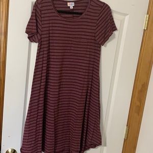 LuLaRoe Carly high low dress lot of 2, XS